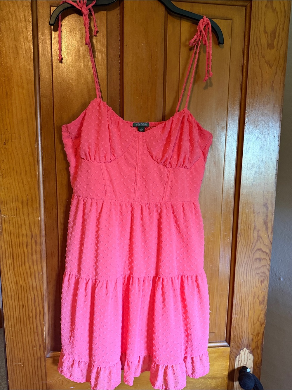 wild fable coral 🪸 Tie-Shoulder Mini Dress